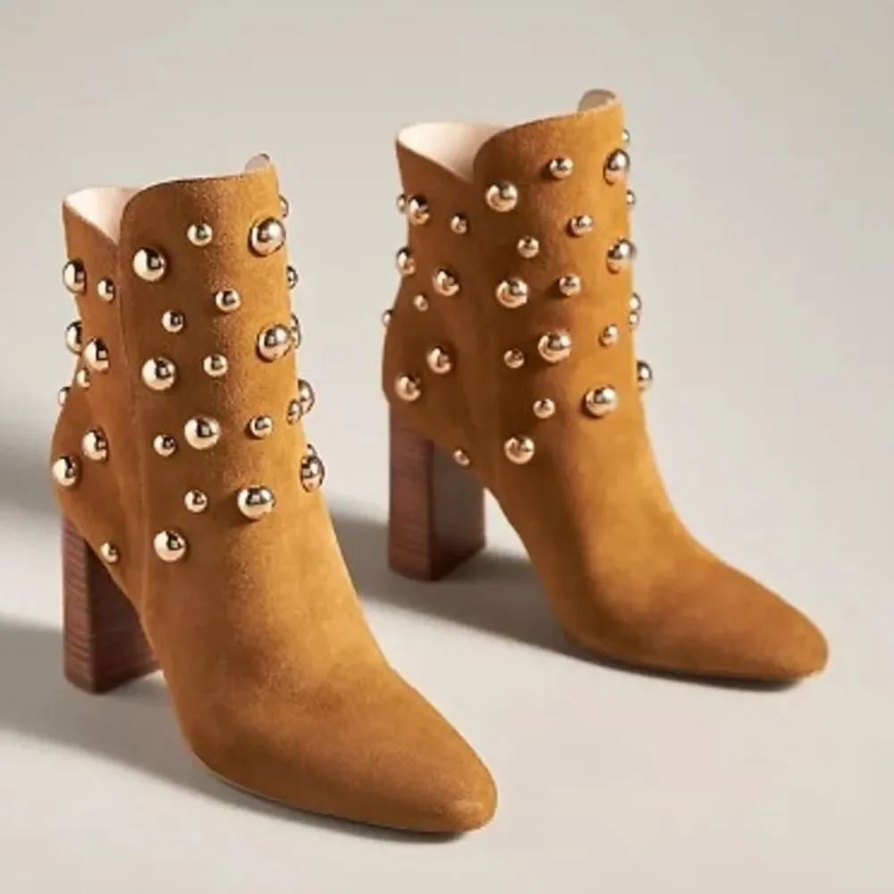 Cecelia New York Brace Stud Bootie in Cognac Sz. 8.5 - Picture 1 of 12